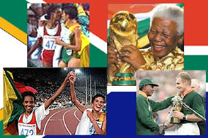 Os esportes na África do Sul retratam fatos históricos contra o racismo